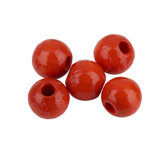 Perles en bois, Ø 6 mm, env. 125 pc.