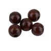 Perles en bois, Ø 6 mm, env. 125 pc. Brun foncé