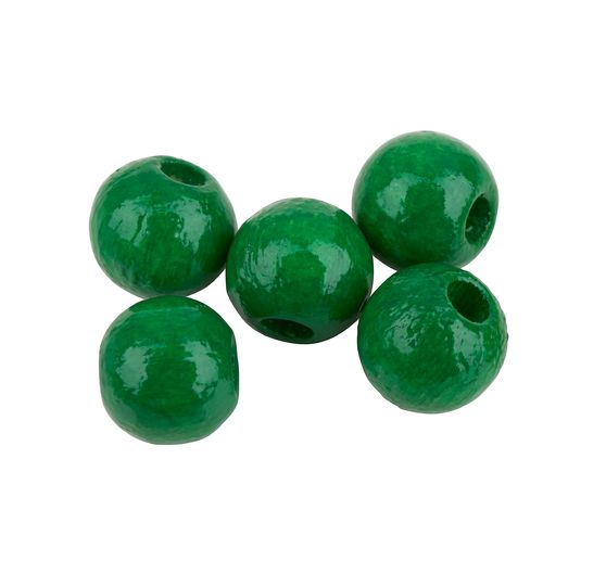 Perles en bois, Ø 6 mm, env. 125 pc.