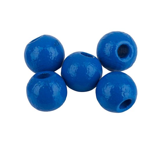 Perles en bois, Ø 6 mm, env. 125 pc.