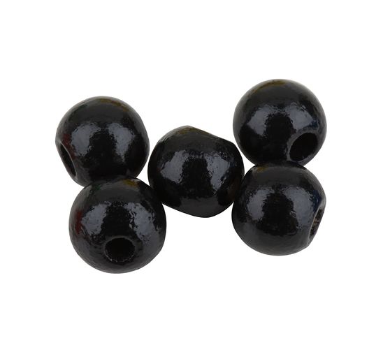 Perles en bois, Ø 6 mm, env. 125 pc.