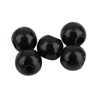 Perles en bois, Ø 6 mm, env. 125 pc. Noir