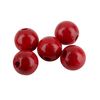 Perles en bois, Ø 8 mm, 85 pc. Rouge