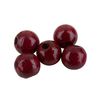 Perles en bois, Ø 8 mm, 85 pc. Rouge cerise