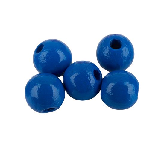 Perles en bois, Ø 8 mm, 85 pc.