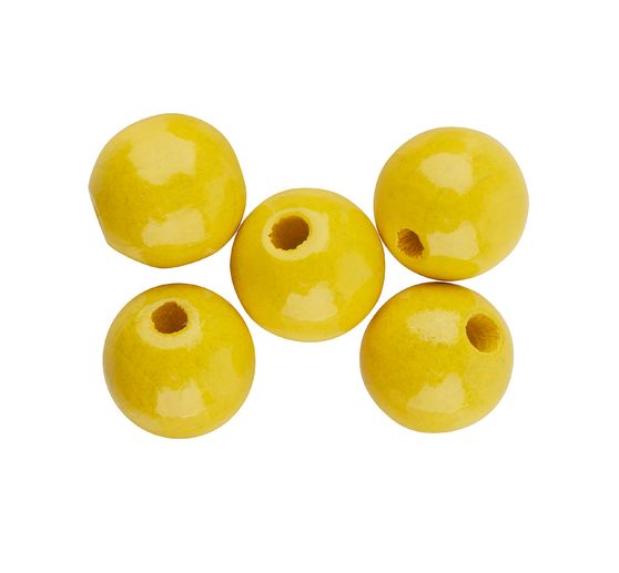Perles en bois, Ø 10 mm