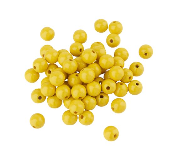 Perles en bois, Ø 10 mm