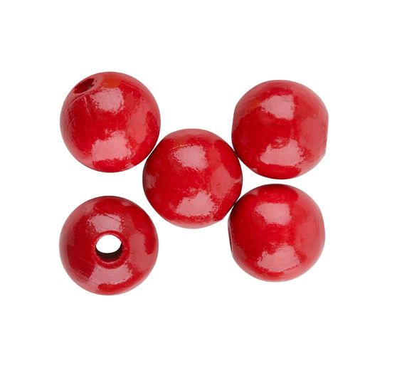 Perles en bois, Ø 10 mm