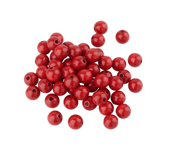 Perles en bois, Ø 10 mm