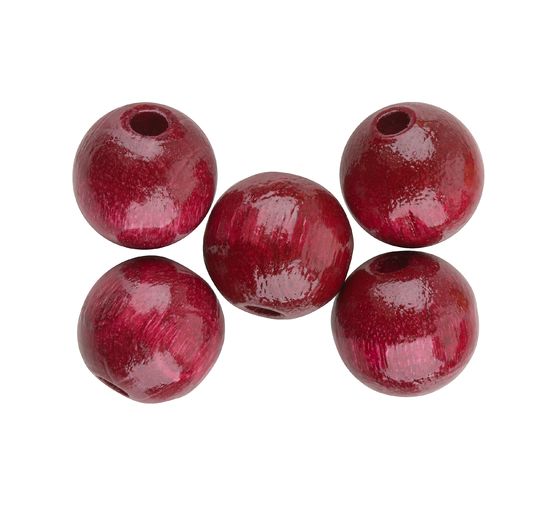 Perles en bois, Ø 10 mm