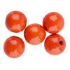 Perles en bois, Ø 10 mm Orange