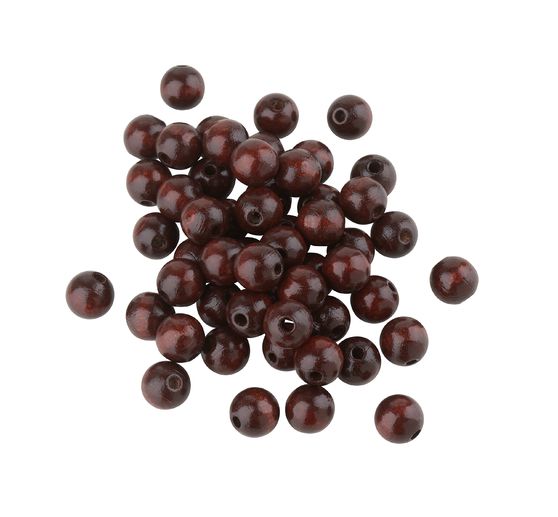 Perles en bois, Ø 10 mm