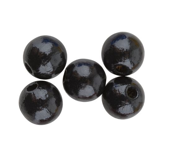 Perles en bois, Ø 10 mm