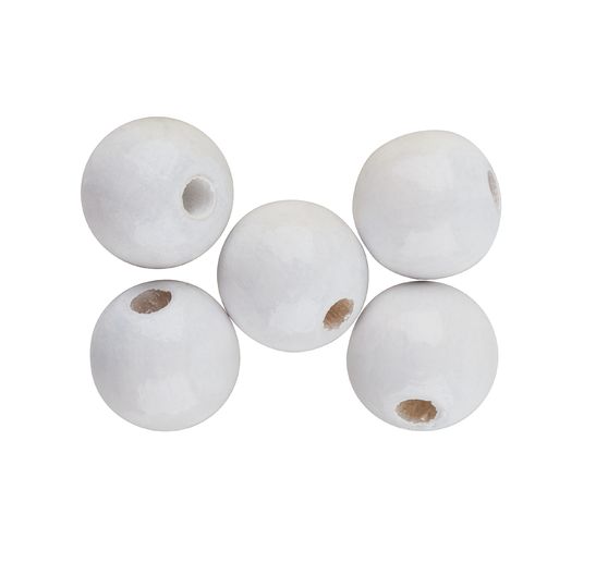 Perles en bois, Ø 10 mm