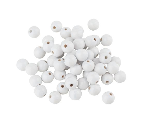 Perles en bois, Ø 10 mm