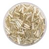 Perles bâtons Argent/Transparent