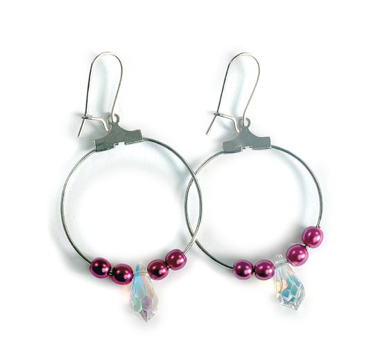 Perles en verre cirées, 100 pc., Ø 4 mm