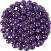 Perles en verre cirées, 100 pc., Ø 4 mm Violet