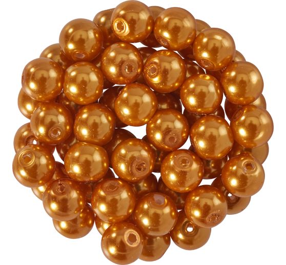Perles de cire de verre Ø 6 mm, 55 pièces