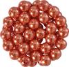 Perles de cire de verre, Ø 6 mm, 55 pièces