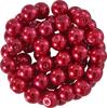 Perles de cire de verre, Ø 6 mm, 55 pièces