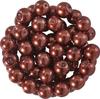 Perles de cire de verre, Ø 6 mm, 55 pièces