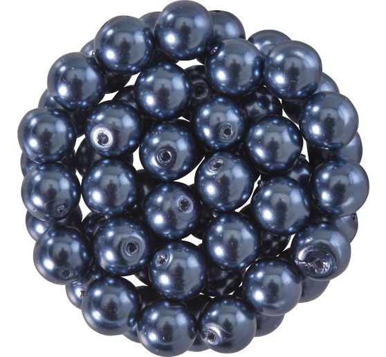 Perles de cire de verre, Ø 6 mm, 55 pièces