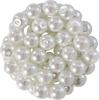 Perles de cire de verre, Ø 6 mm, 55 pièces