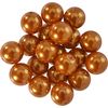 Perles de cire de verre, Ø 10 mm, 20 pièces Orange clair