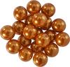 Perles en verre cirées, Ø 10 mm, 20 pièces