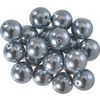 Perles de cire de verre, Ø 10 mm, 20 pièces Gris foncé