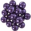 Perles de cire de verre, Ø 10 mm, 20 pièces Violet