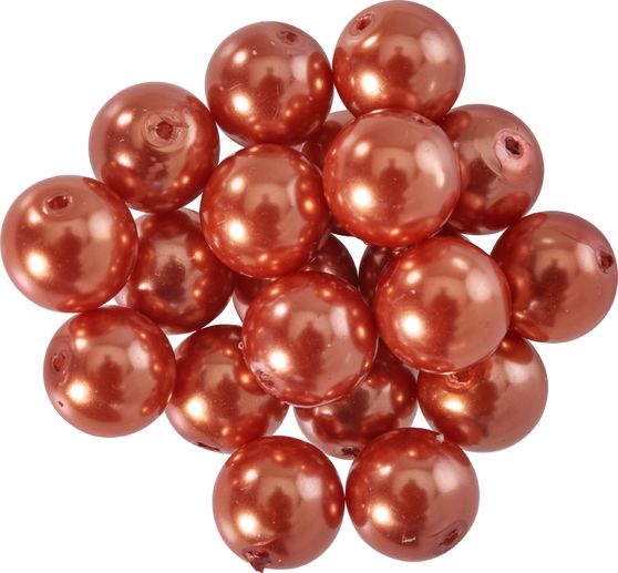 Perles de cire de verre, Ø 10 mm, 20 pièces