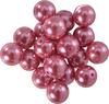 Perles en verre cirées, Ø 10 mm, 20 pièces