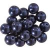 Perles de cire de verre, Ø 10 mm, 20 pièces Bleu foncé