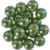 Perles de cire de verre, Ø 10 mm, 20 pièces Vert foncé