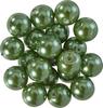 Perles en verre cirées, Ø 10 mm, 20 pièces