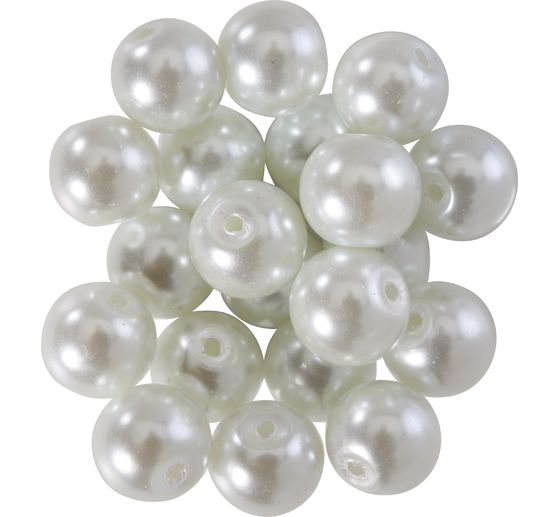 Perles de cire de verre, Ø 10 mm, 20 pièces