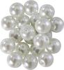 Perles en verre cirées, Ø 10 mm, 20 pièces