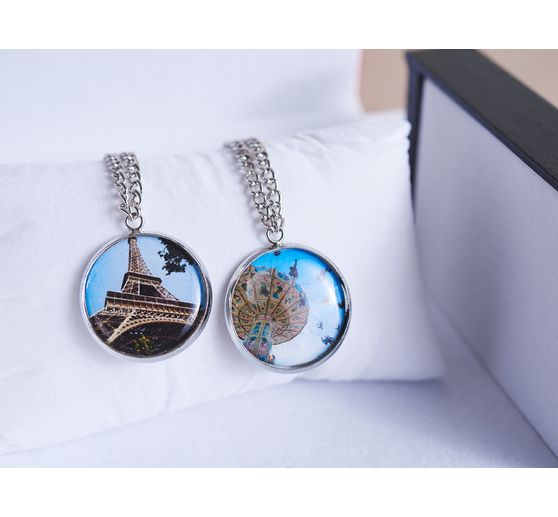 Pendentif en métal « Rond »