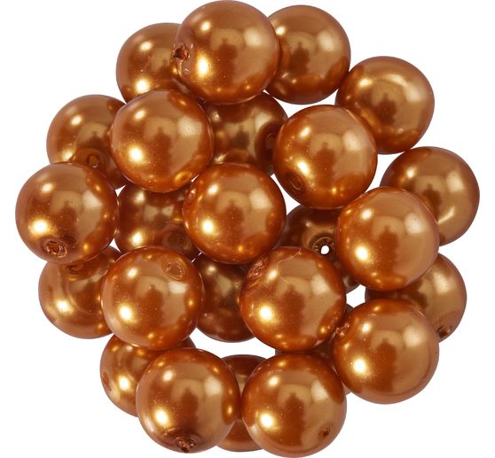 Perles de cire de verre Ø 8 mm, 25 pièces