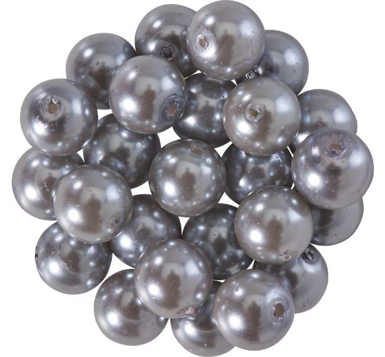 Perles de cire de verre, Ø 8mm, 25pcs, jaune doré (orange clair)