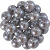 Perles de cire de verre Ø 8 mm, 25 pièces Gris foncé