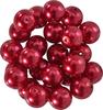 Perles de cire de verre, Ø 8mm, 25pcs, jaune doré (orange clair)