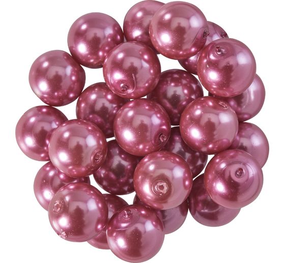 Perles de cire de verre, Ø 8mm, 25pcs, jaune doré (orange clair)