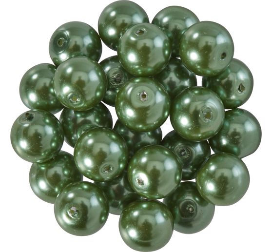 Perles de cire de verre, Ø 8mm, 25pcs, jaune doré (orange clair)