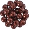 Perles de cire de verre, Ø 8mm, 25pcs, jaune doré (orange clair)