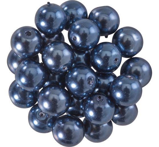 Perles de cire de verre, Ø 8mm, 25pcs, jaune doré (orange clair)