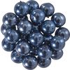 Perles de cire de verre, Ø 8mm, 25pcs, jaune doré (orange clair) Anthracite