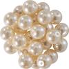 Perles de cire de verre, Ø 8mm, 25pcs, jaune doré (orange clair)